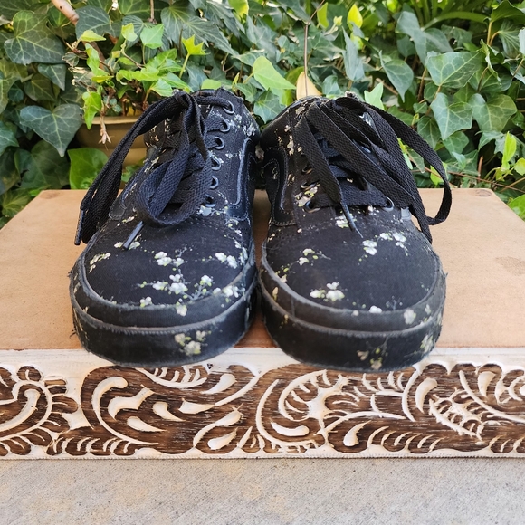 Vans Old Skool Black Floral - Picture 4 of 8